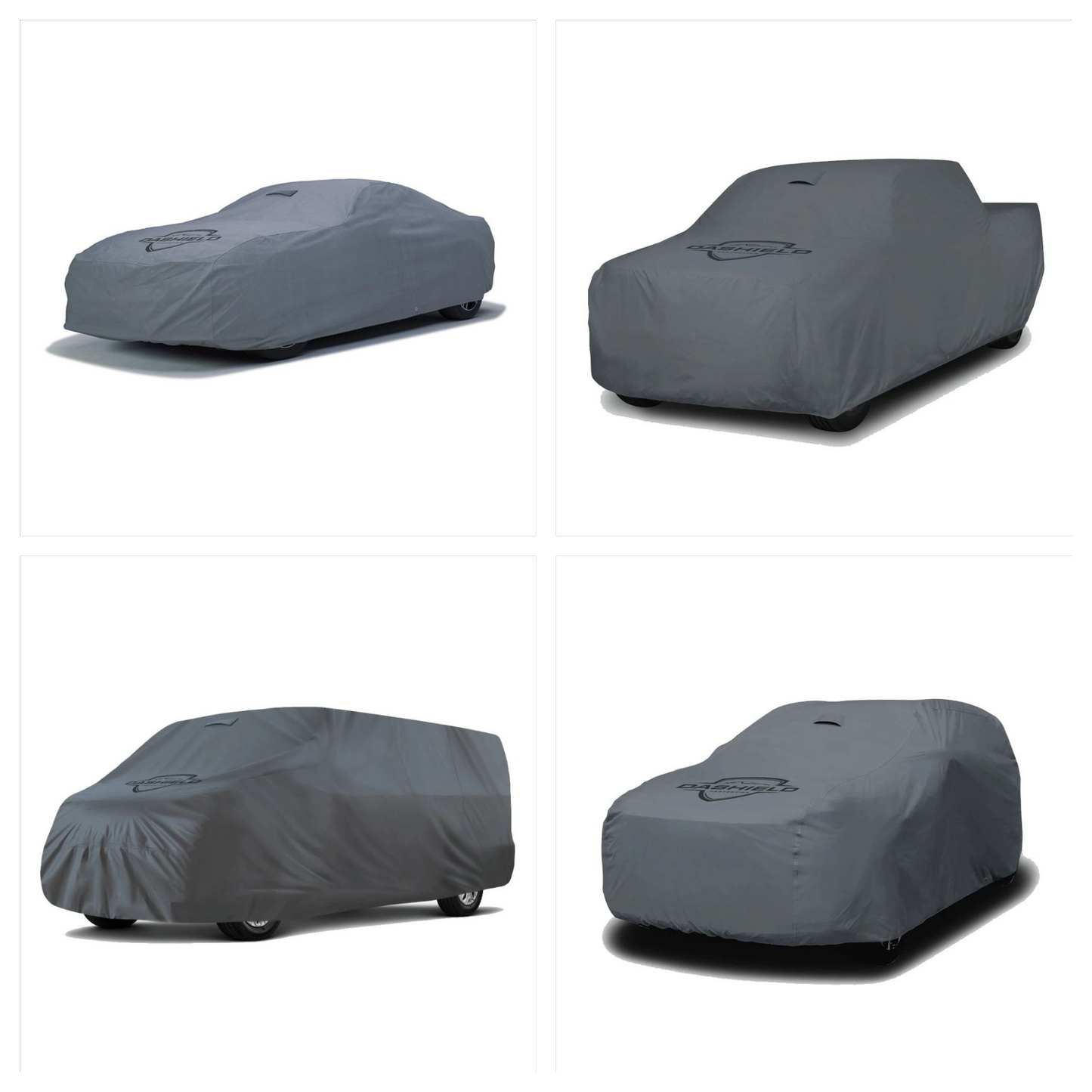 DaShield Ultimum Series car cover featuring waterproof protection with built-in lock and ventilation system