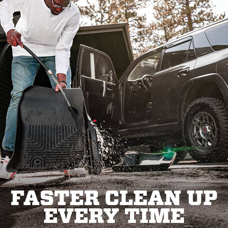 Husky Liners X-act Contour faster clean up with hose
