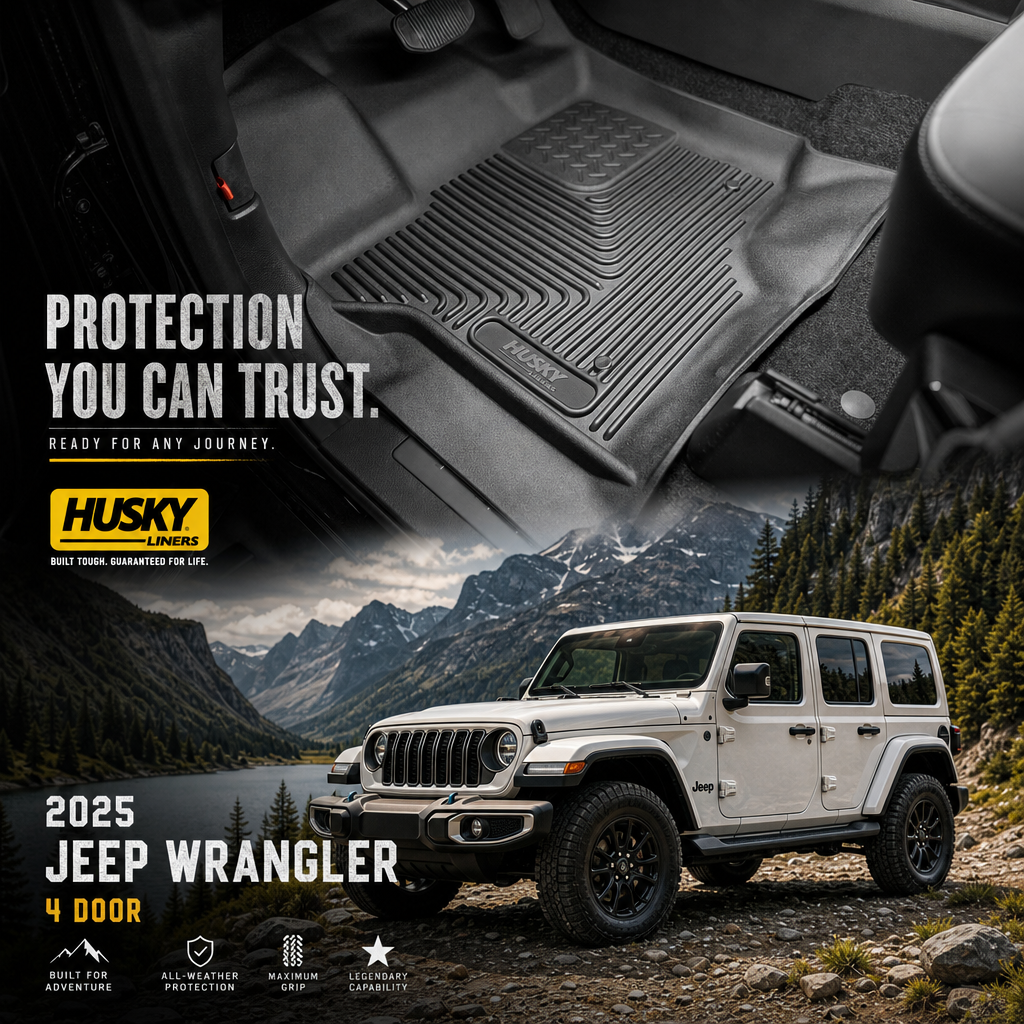 Husky Liners X-act Contour floor liners for Jeep Wrangler JL