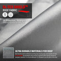 DaShield RV Cloud travel trailer cover top panel with waterproof SL-Tec fabric layer