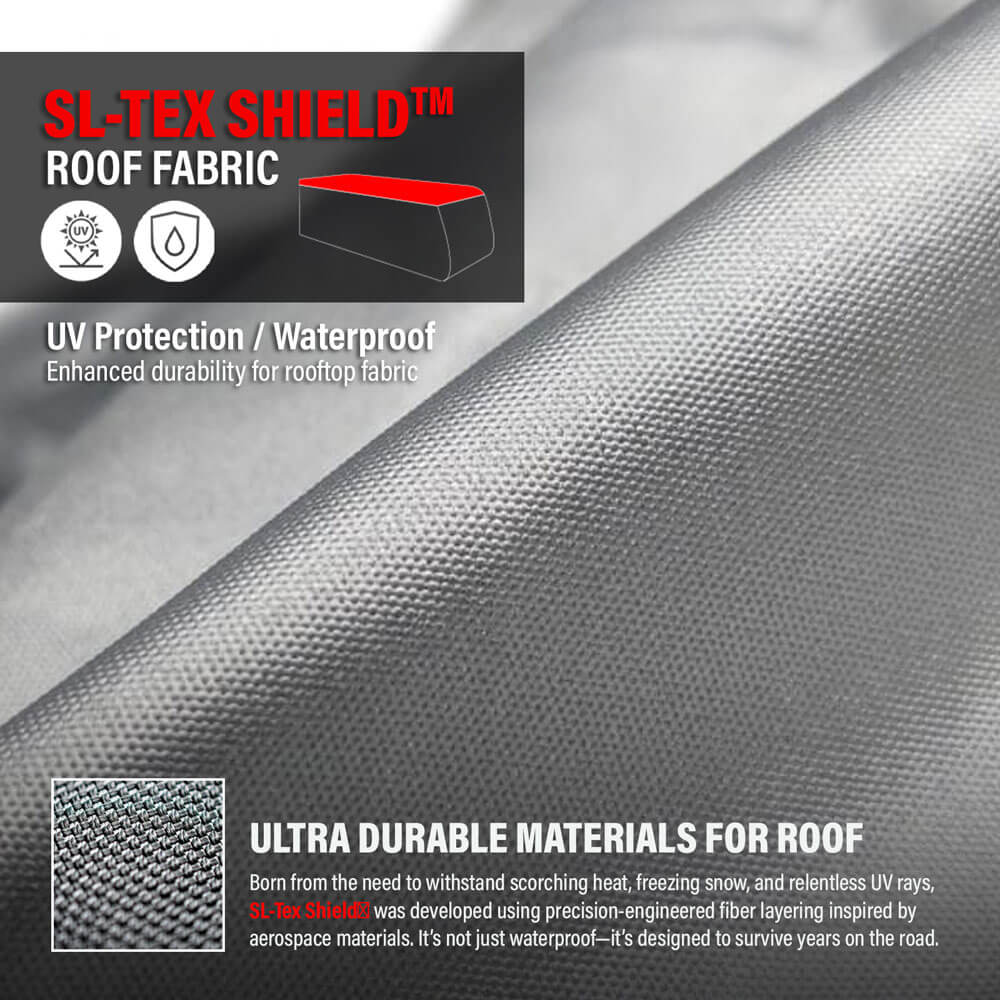 DaShield RV Cloud travel trailer cover top panel with waterproof SL-Tec fabric layer
