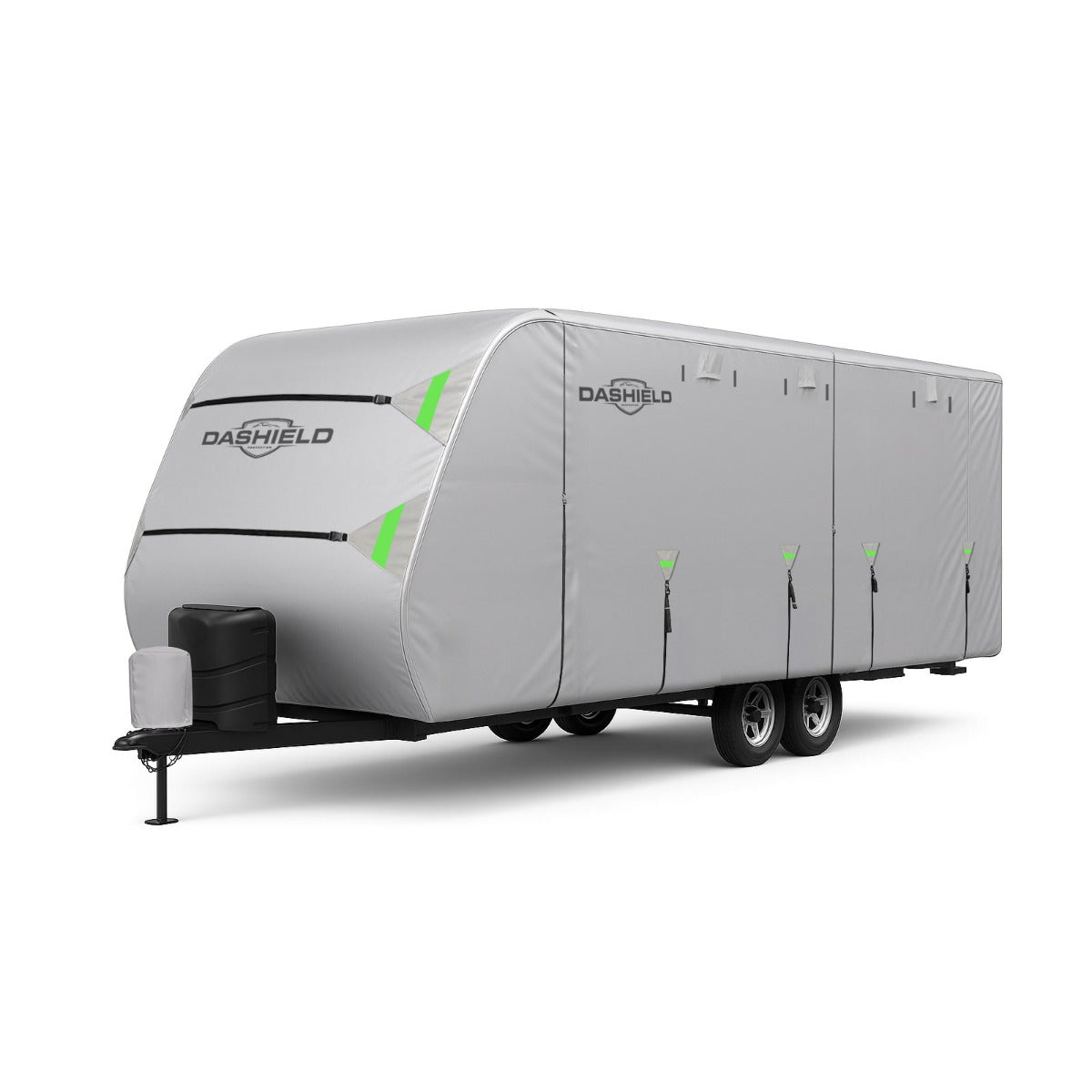 DaShield RV Cloud lightweight travel trailer cover with SL-Tec breathable fabric technology